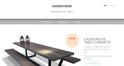 Desktop Screenshot of cassecroute.be